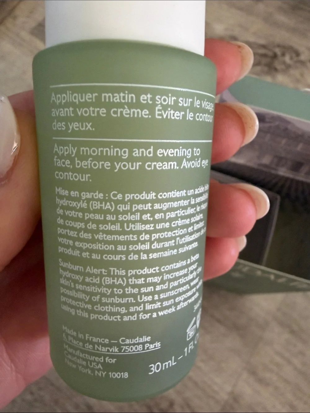 Caudalie lightweight serum